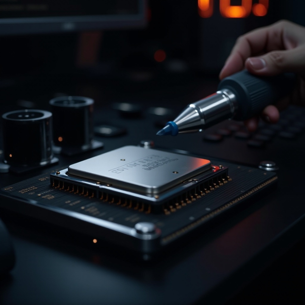 كيفية تطبيق المركب الحراري على وحدة المعالجة المركزية