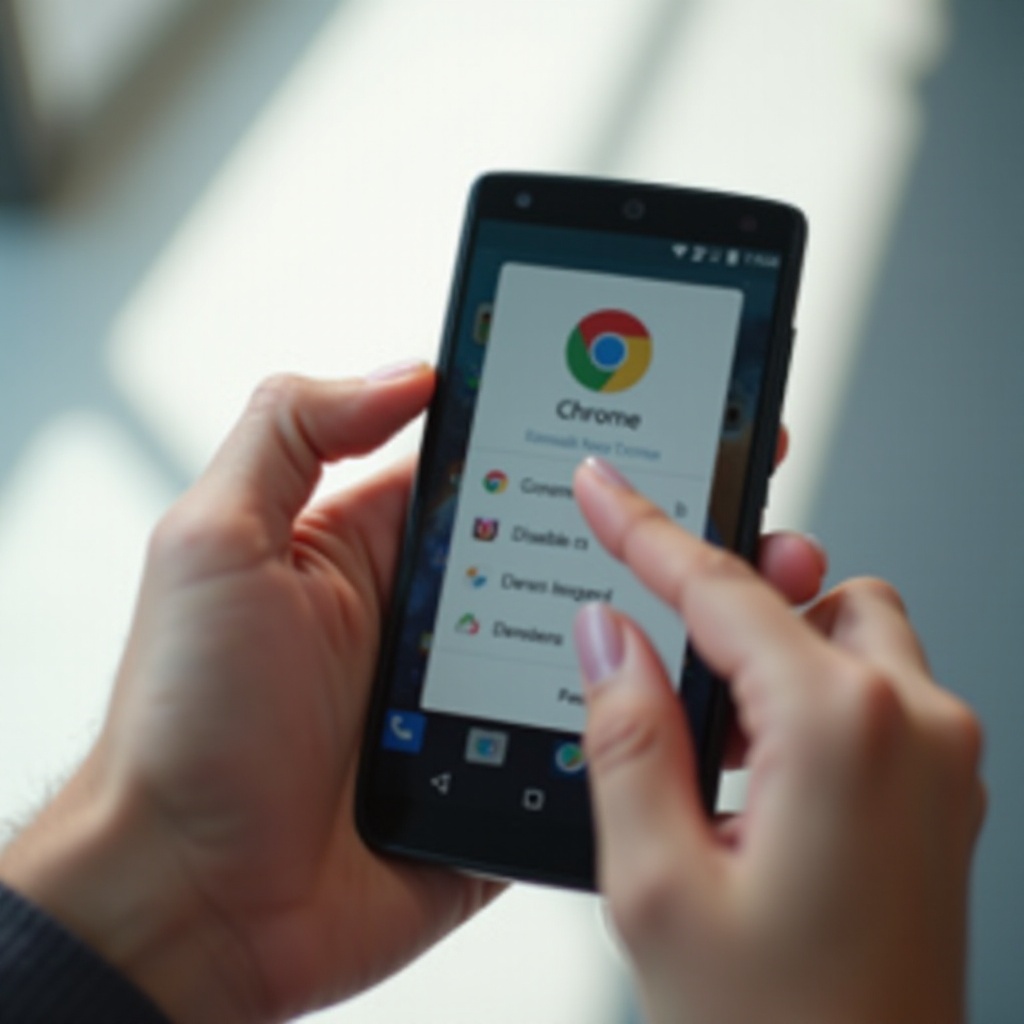 excluir o Chrome no Android