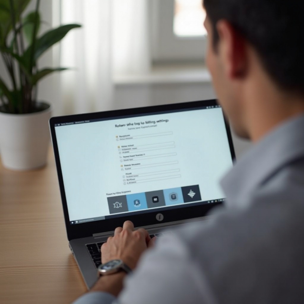 كيفية تدوير الشاشة على جهاز لاب توب HP