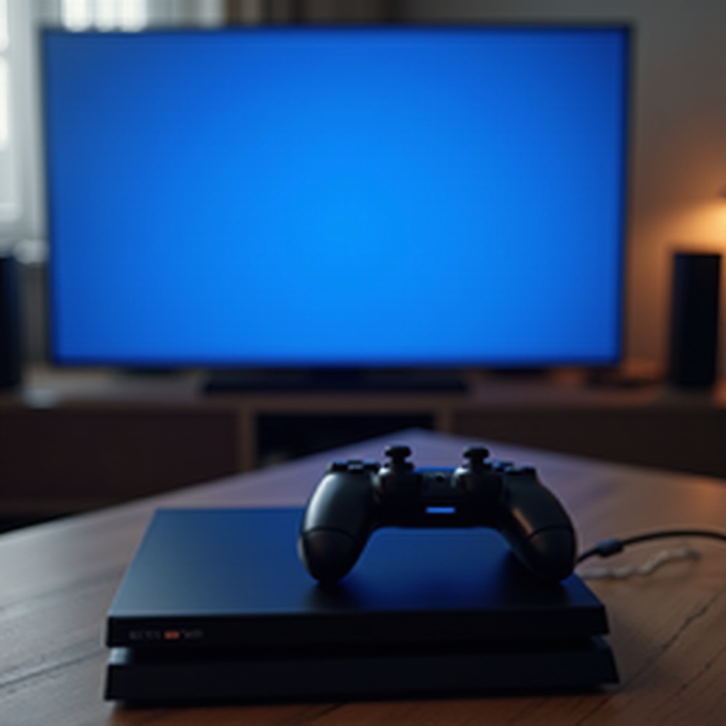 ps4 travado na tela azul
