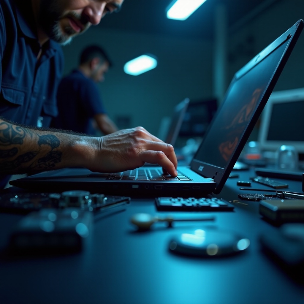 tombol daya laptop Asus tidak berfungsi