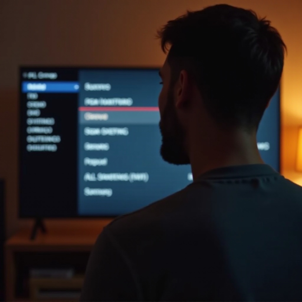 TV Samsung làm mờ với chế độ tiết kiệm năng lượng tắt