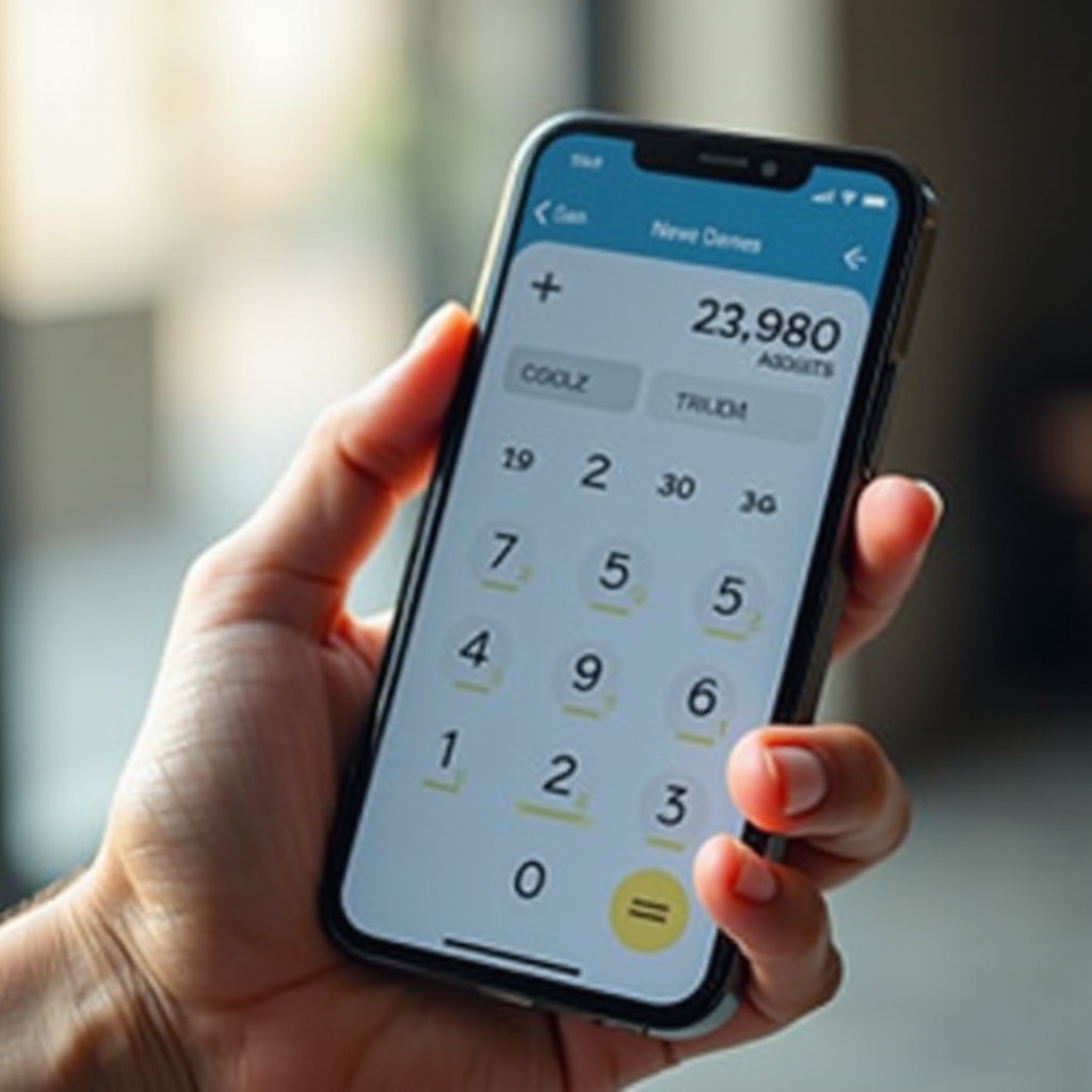 como mudar a calculadora no iphone