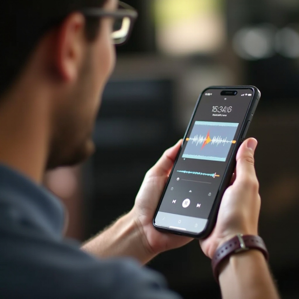 como gravar áudio de um vídeo no iPhone