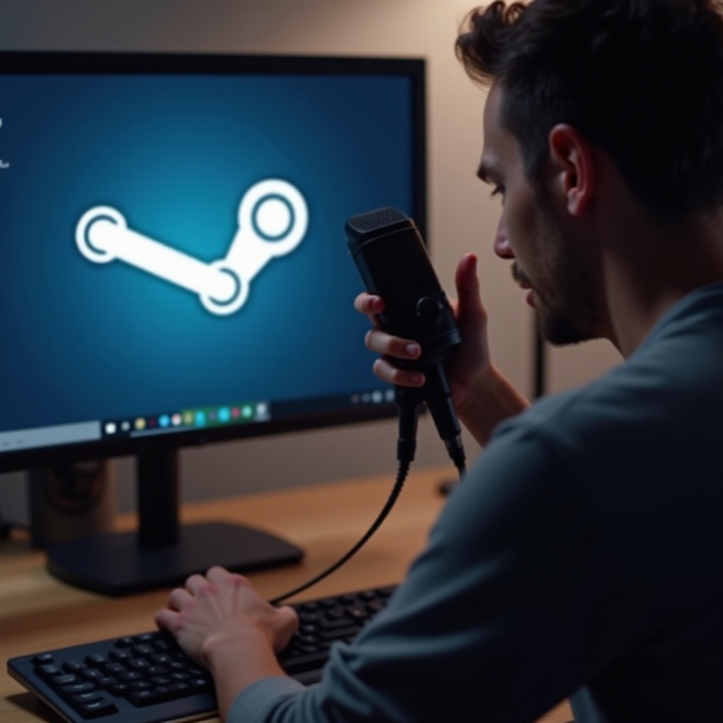 الميكروفون لا يعمل في ستيم