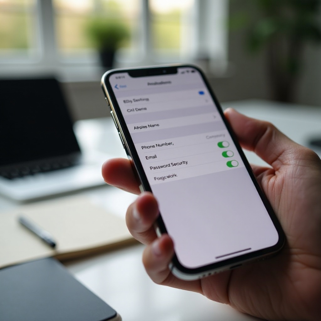 memperbarui pengaturan akun Apple