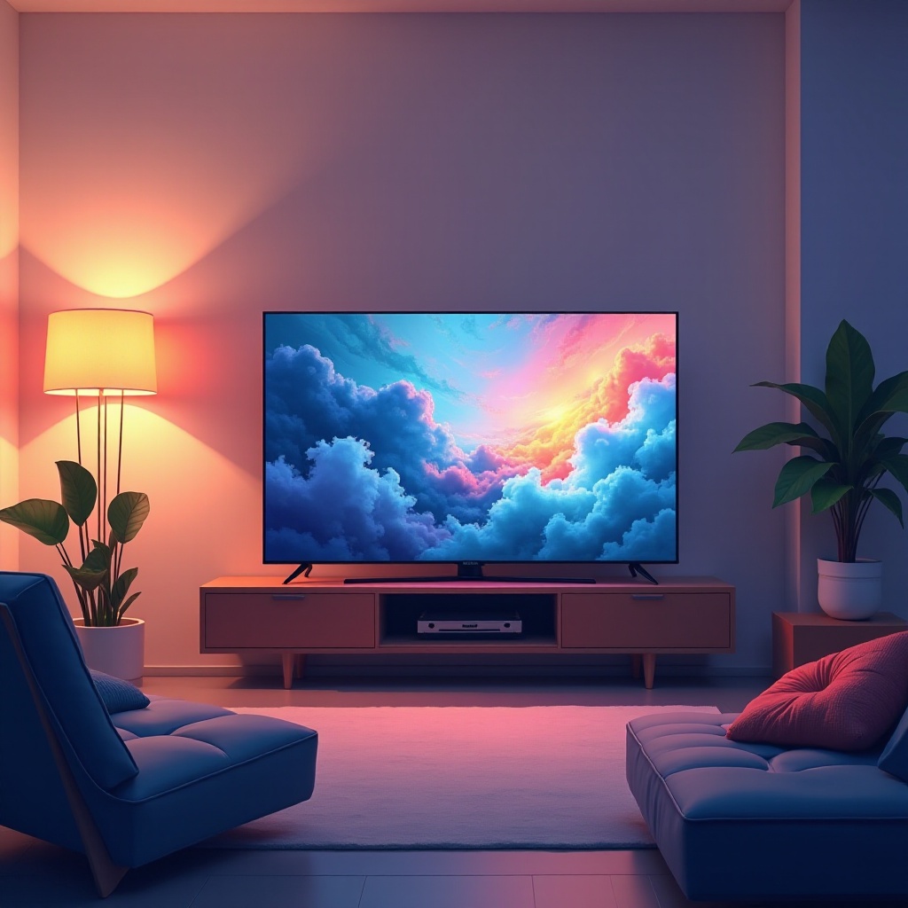 dimming da TV Samsung com o modo eco desligado