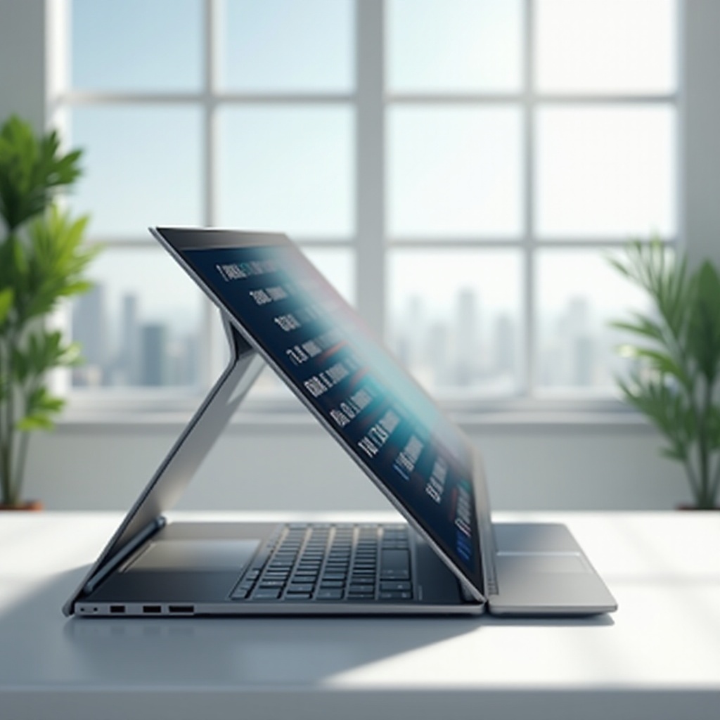 como girar a tela em um laptop HP