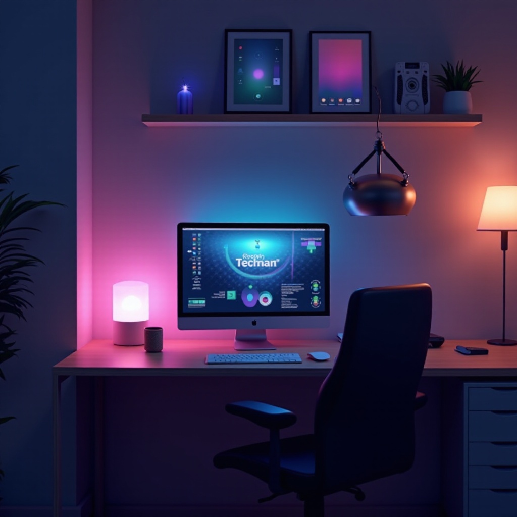 mengontrol lampu govee dari komputer