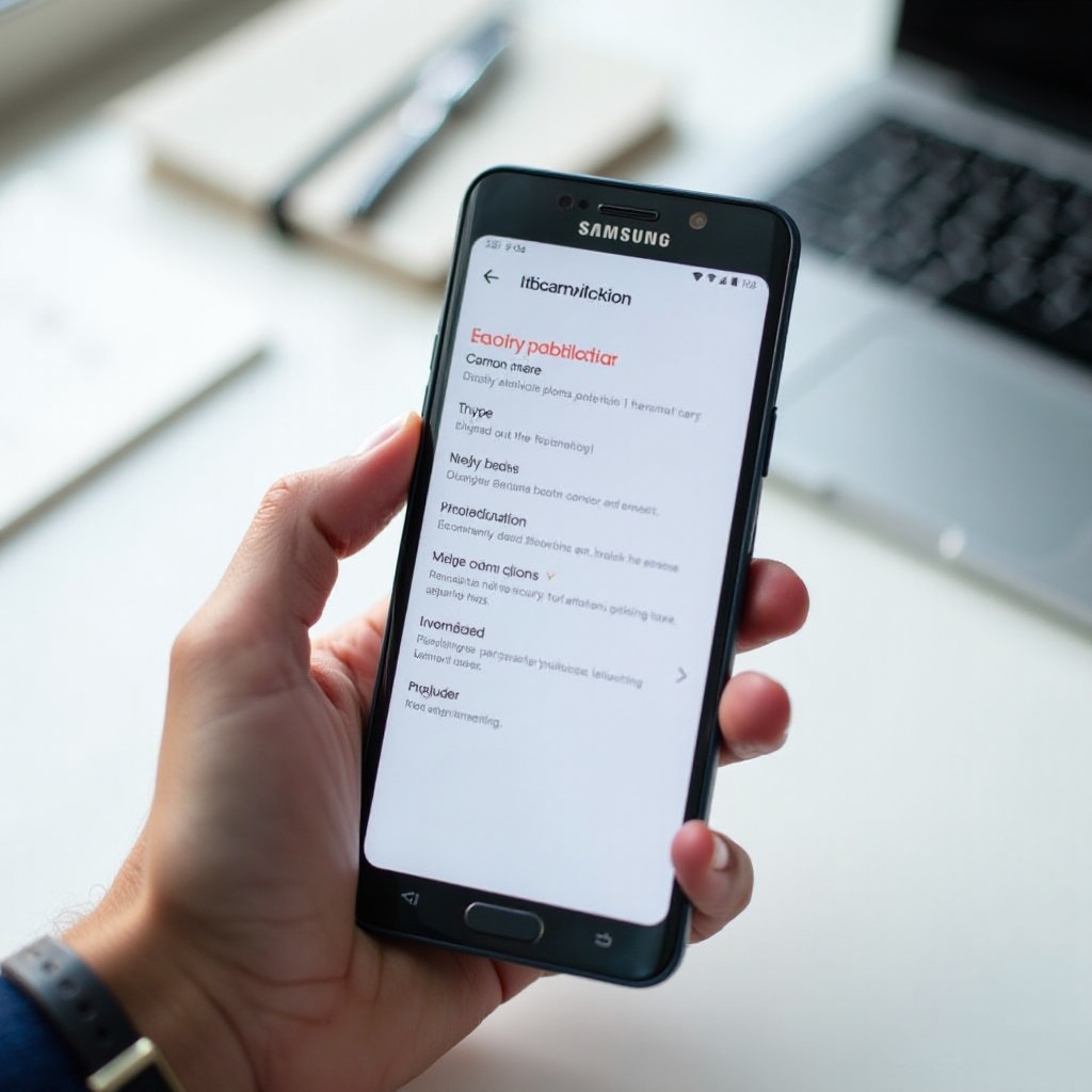 matikan pemblokir otomatis Samsung
