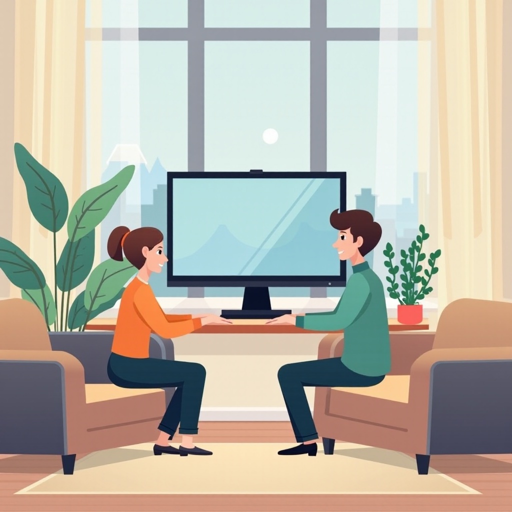 você pode usar uma TV como tela de computador