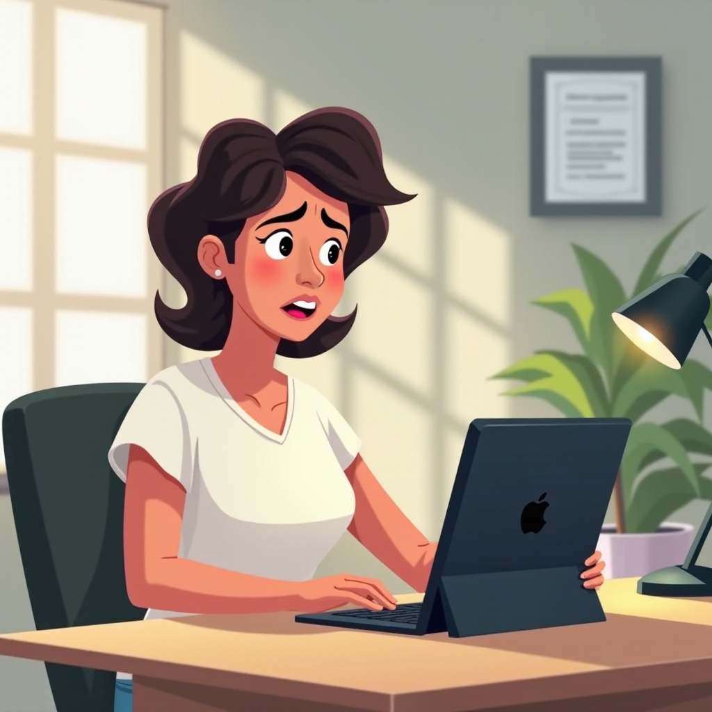 teclado do iPad não aparece