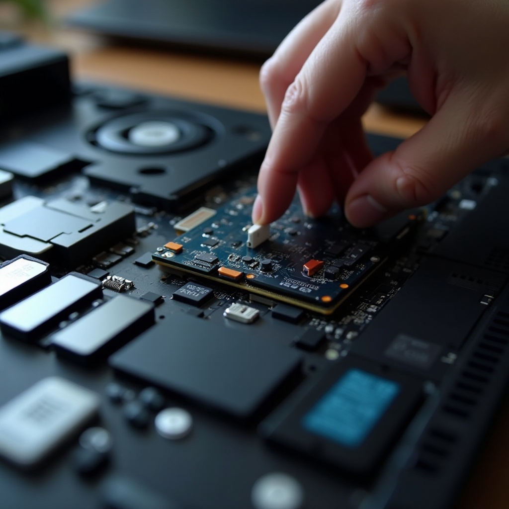 cách lắp thẻ video vào laptop