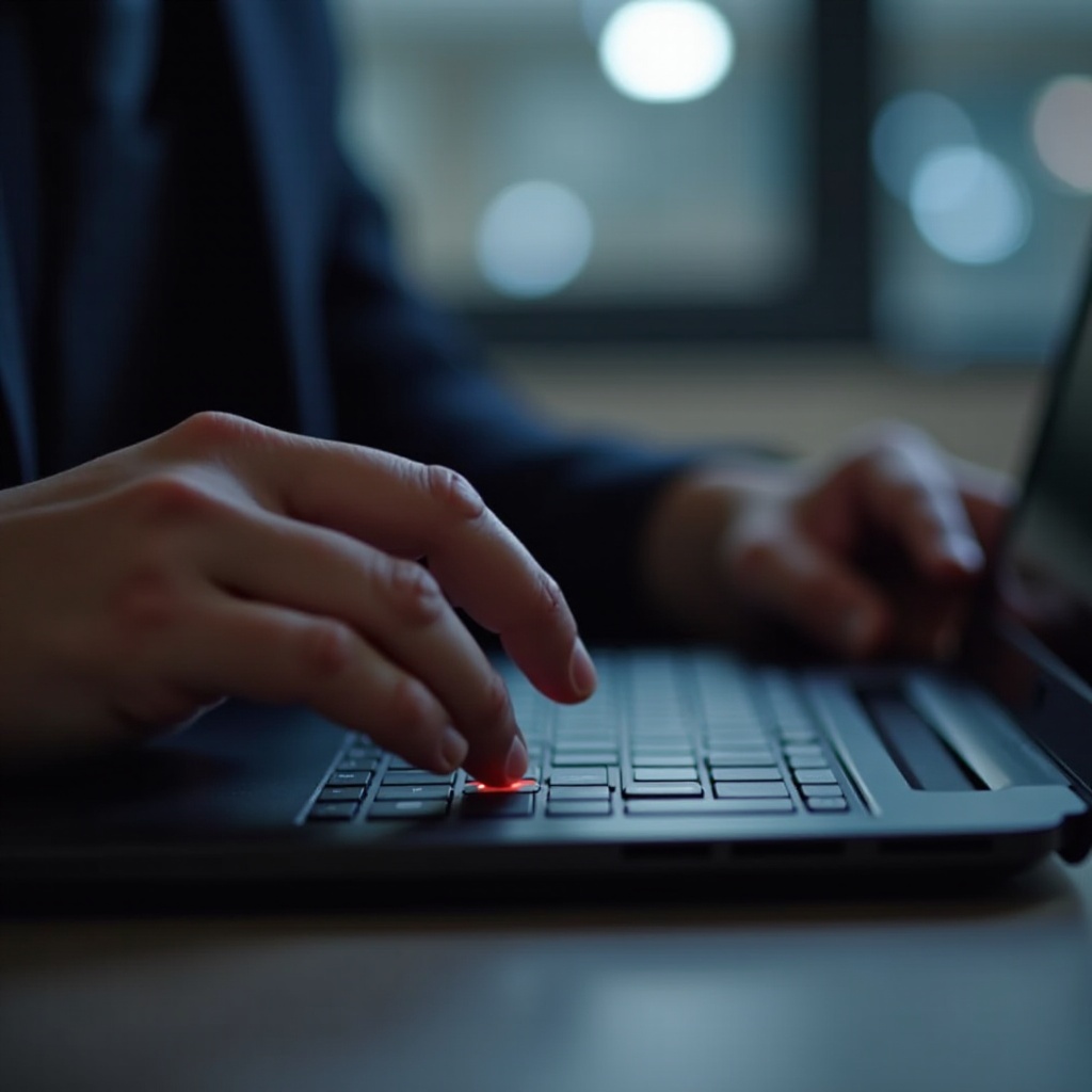 botão de energia do laptop Asus não está funcionando