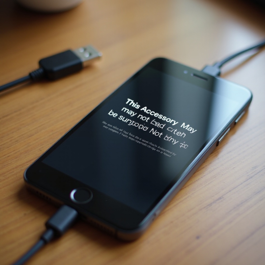 iPhone este acessório pode não ser compatível